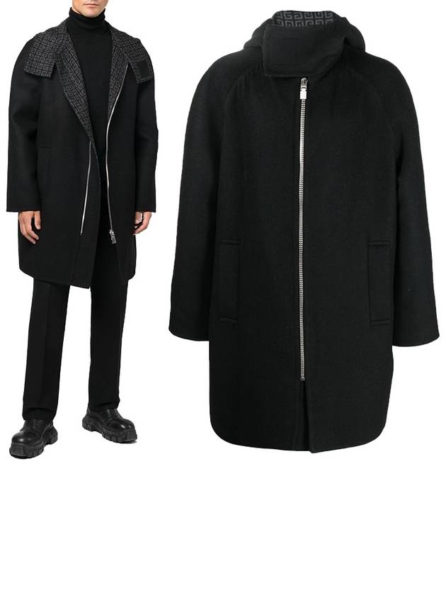 4G Zipper Long Single Coat Black - GIVENCHY - BALAAN.