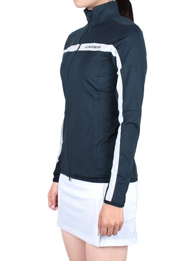 Janice Full Zip-up Jacket Navy - J.LINDEBERG - BALAAN 4