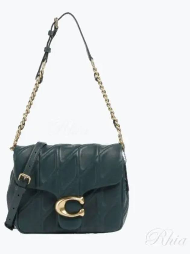 Time Square Tabby Quilted Shoulder Bag Green - COACH - BALAAN 2