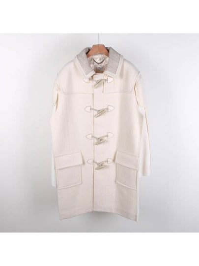 Women's Montgomery Style Cape Duffel Coat White - MAISON MARGIELA - BALAAN 2