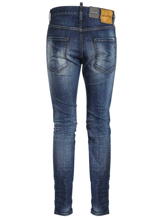 Men's Cat Washing Cool Guy Jeans Blue - DSQUARED2 - BALAAN 3