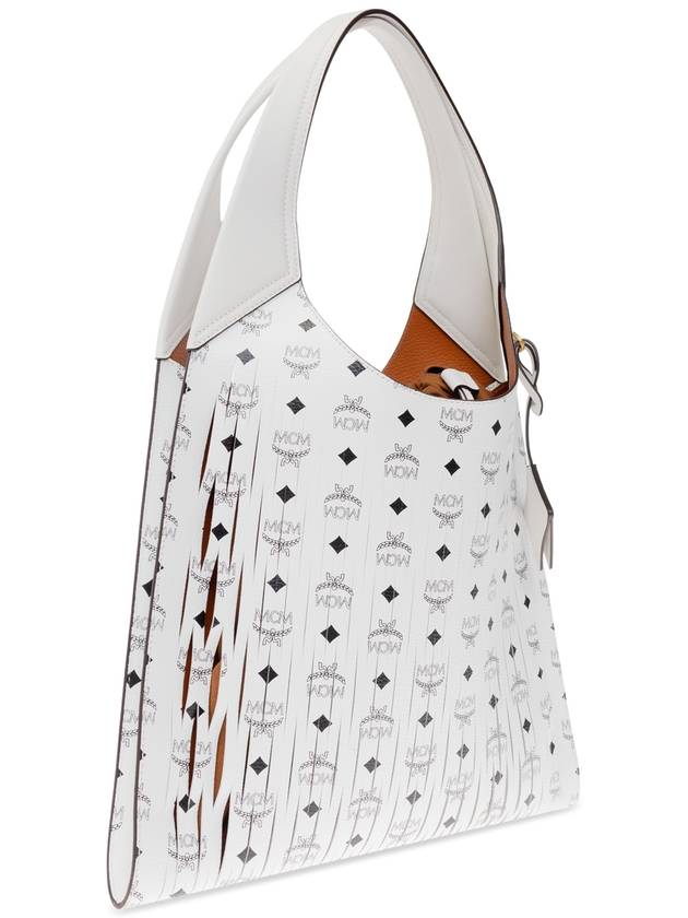 MCM Bag Aren Type Shopper, Women's, White - MCM - BALAAN 4