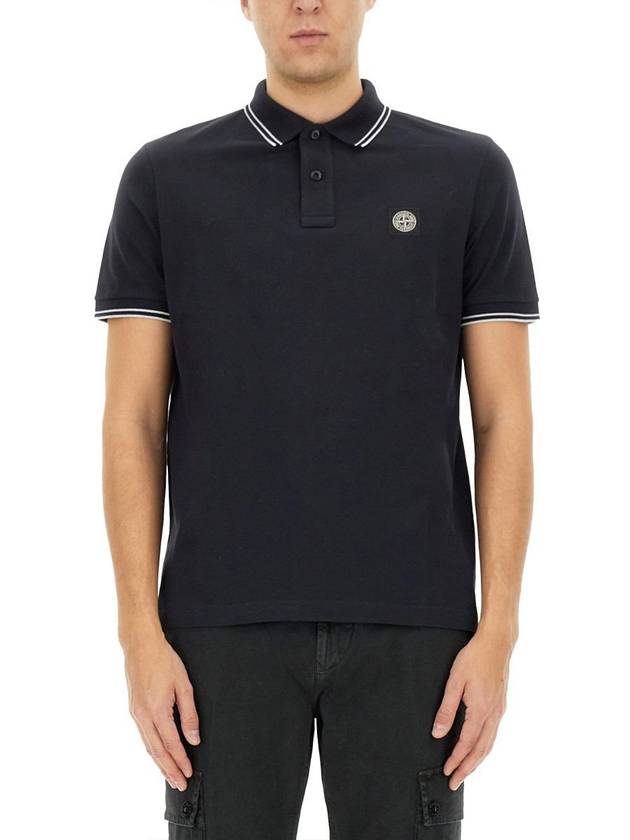 Stone Island Polo With Logo - STONE ISLAND - BALAAN 1