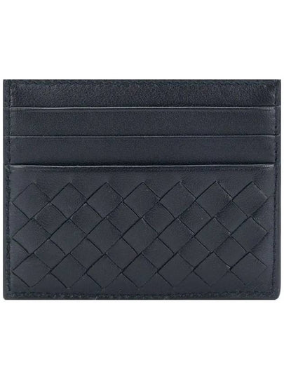 Intrecciato Weaving Card Wallet Navy - BOTTEGA VENETA - BALAAN 2