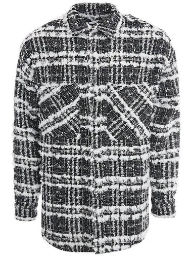 21FW EMW21246 520 Tweed Oversized Shirt Jacket - FAITH CONNEXION - BALAAN 1