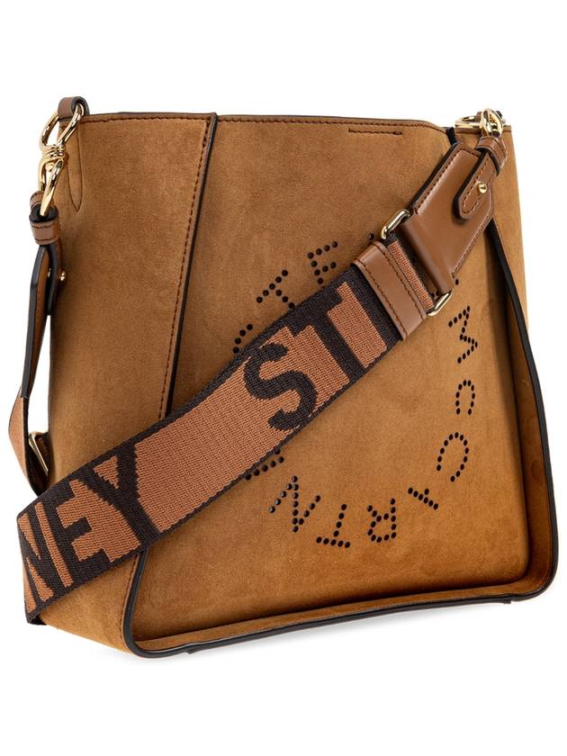 Stella McCartney Shoulder Bag With Logo, Women's, Brown - STELLA MCCARTNEY - BALAAN 4