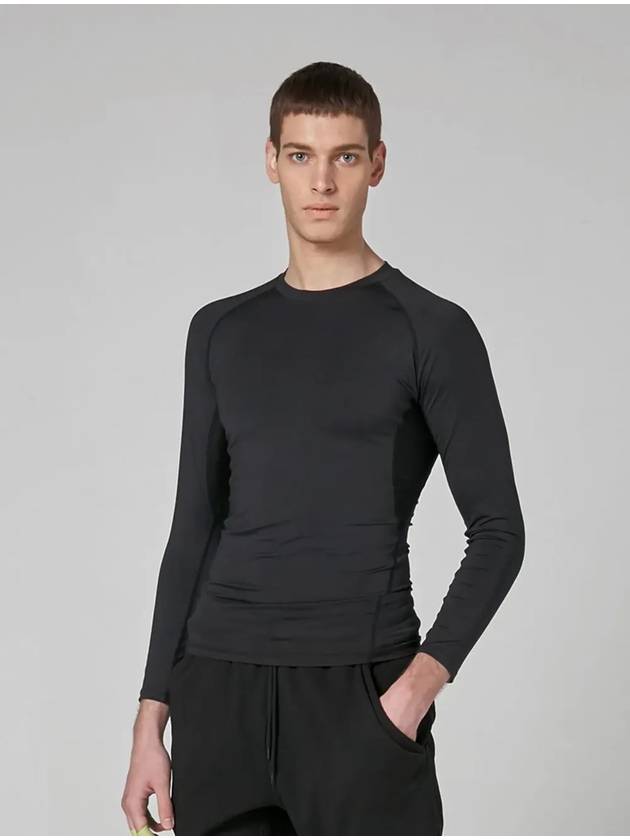 Compression Dry Fit Long Sleeve T-shirt Black - ATHPLATFORM - BALAAN 1