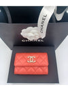 Logo Caviar Card Wallet Hot Pink - CHANEL - BALAAN 6