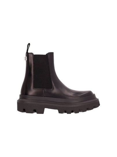 Men's Leather Chelsea Boots Black - DOLCE&GABBANA - BALAAN 2