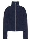 Slim Linen Zip-Up Jacket Navy - OUR LEGACY - BALAAN 2