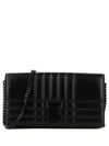 Women's Lola Detachable Strap Quilted Leather Long Wallet Black - BURBERRY - BALAAN 2