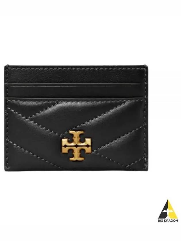 Kira Chevron Logo Card Wallet Black - TORY BURCH - BALAAN 2