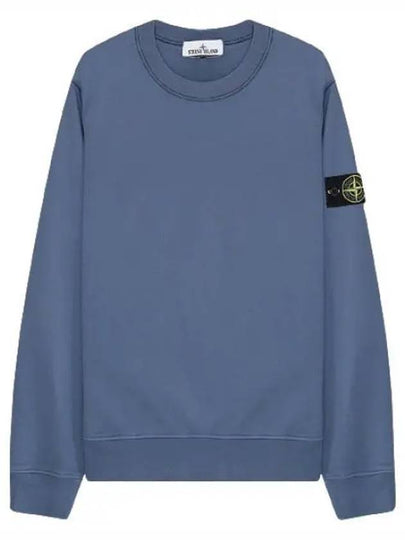 Wappen Patch Crew Neck Sweatshirt Dark Blue - STONE ISLAND - BALAAN 2