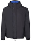 Grenoble Rosiere Reversible Down Hooded Zip-Up Black - MONCLER - BALAAN 1