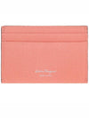 Gancini Card Wallet Coral - SALVATORE FERRAGAMO - BALAAN 4