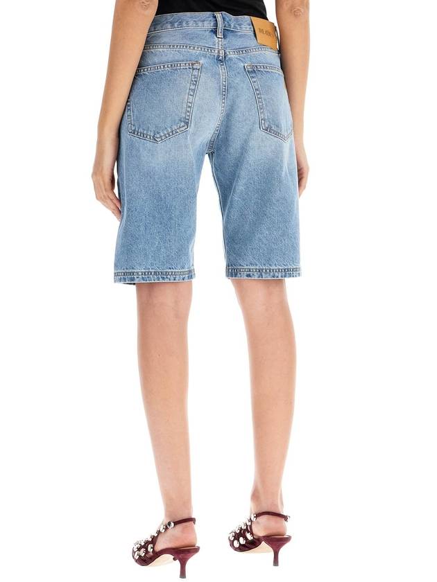 denim boyfriend bermuda shorts for - THE ATTICO - BALAAN 3