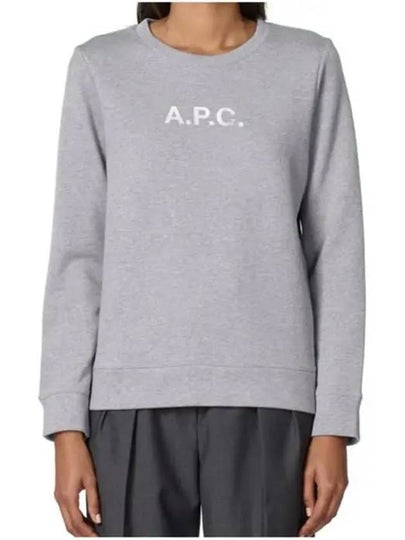 Stamp Logo Sweatshirt Grey - A.P.C. - BALAAN 2