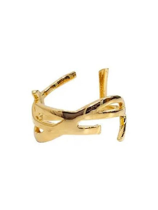 YSL Logo Opium Twist Ring 39504592 1095506 - SAINT LAURENT - BALAAN 1