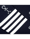 Mr. Thom Icon Diagonal Knit Top Navy - THOM BROWNE - BALAAN 5