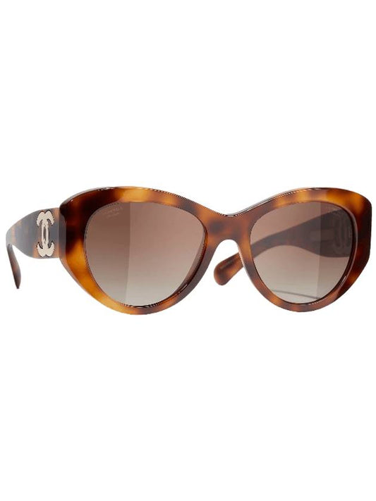 Eyewear Butterfly Sunglasses Brown CH5492 1295 - CHANEL - BALAAN 1