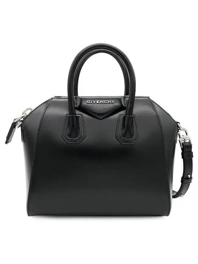 Antigona Leather Small Tote Bag Black - GIVENCHY - BALAAN 3