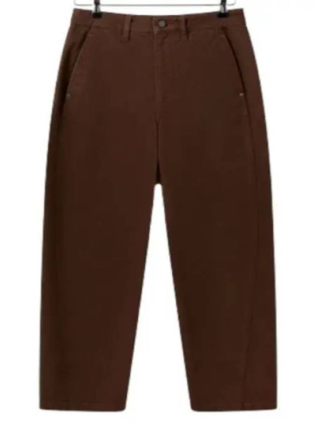 High Waist Straight Pants Brown - LEMAIRE - BALAAN 2