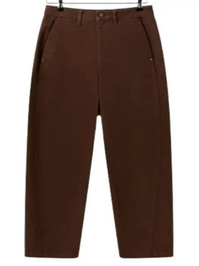 High Waist Straight Pants Brown - LEMAIRE - BALAAN 2