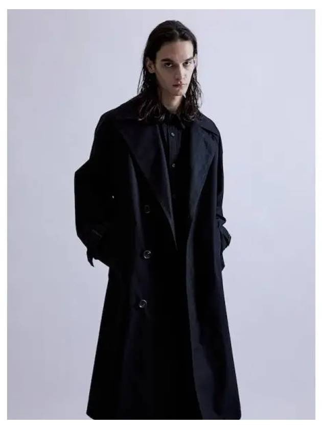 Core Cotton Bentile Hidden Double Trench Coat Black Domestic Product GM0023113099425 - JUUN.J - BALAAN 1