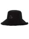 Women s ear shaped bucket hat 8634LXAH BLACK - BLACK&WHITE - BALAAN 2