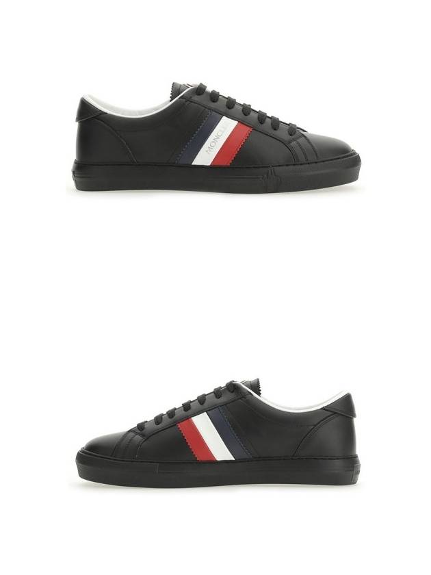 Men's New Monaco Low Top Sneakers Black - MONCLER - BALAAN 5