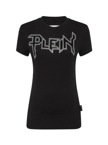 Long Sleeve T-Shirt AACC WTK3008 PJY002N02 BLACK - PHILIPP PLEIN - BALAAN 1