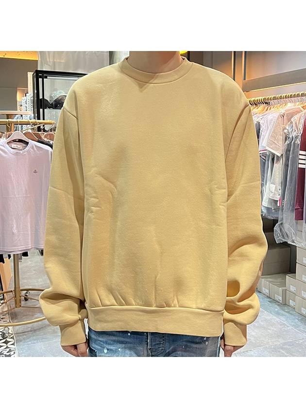 Crew Neck Sweatshirt Light Camel - ACNE STUDIOS - BALAAN 3