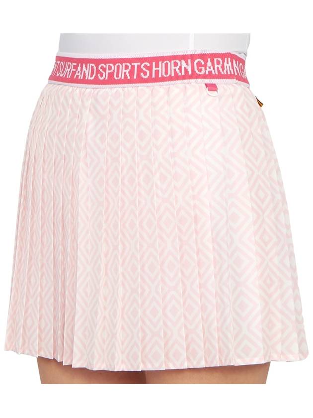 Women's Mini Pleated Skirt Pink - HORN GARMENT - BALAAN 9