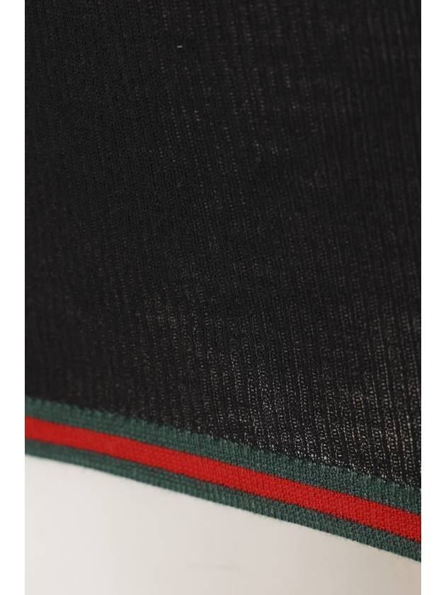 Cashmere silk blend turtleneck black - GUCCI - BALAAN 5