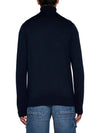 Enzo Logo Organic Cotton Blend Turtleneck Midnight - ISABEL MARANT - BALAAN 3