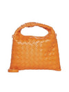 Intrecciato Mini Hop Tote Orange - BOTTEGA VENETA - BALAAN 1