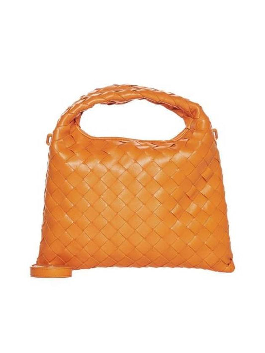 Intrecciato Mini Hop Tote Orange - BOTTEGA VENETA - BALAAN 1