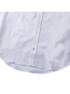 Maison Kitsune Men's Dressed Fox Patch Cotton Shirt KM00488WC2010 WH - MAISON KITSUNE - BALAAN 7