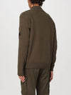 Lambswool GRS Zipped Cardigan Green - CP COMPANY - BALAAN 4