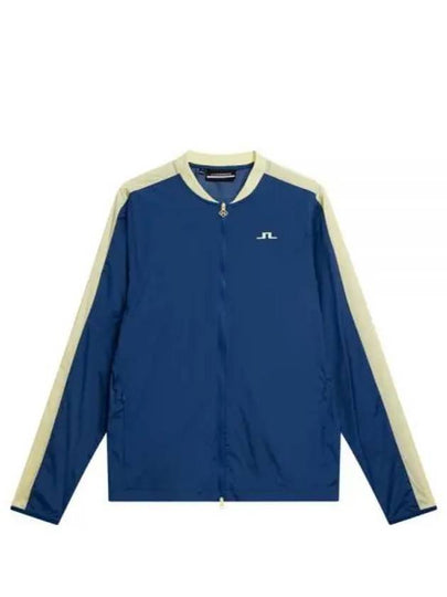 Tom Logo Zip-Up Jacket Estate Blue - J.LINDEBERG - BALAAN 2