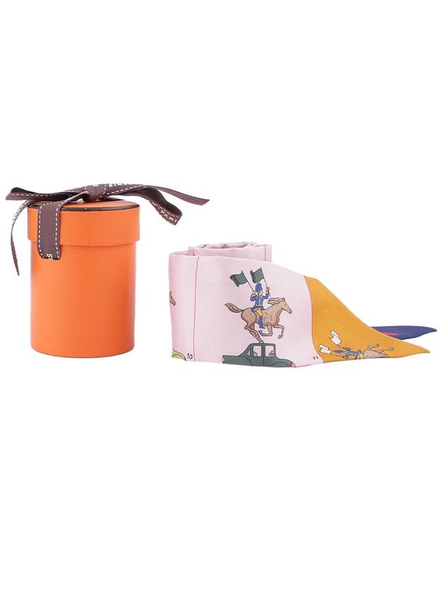 Parade Twilly Silk Scarf Pink - HERMES - BALAAN 3