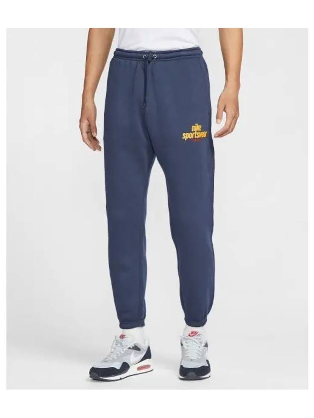 Sportswear Club Fleece Track Pants Obsidian - NIKE - BALAAN 2