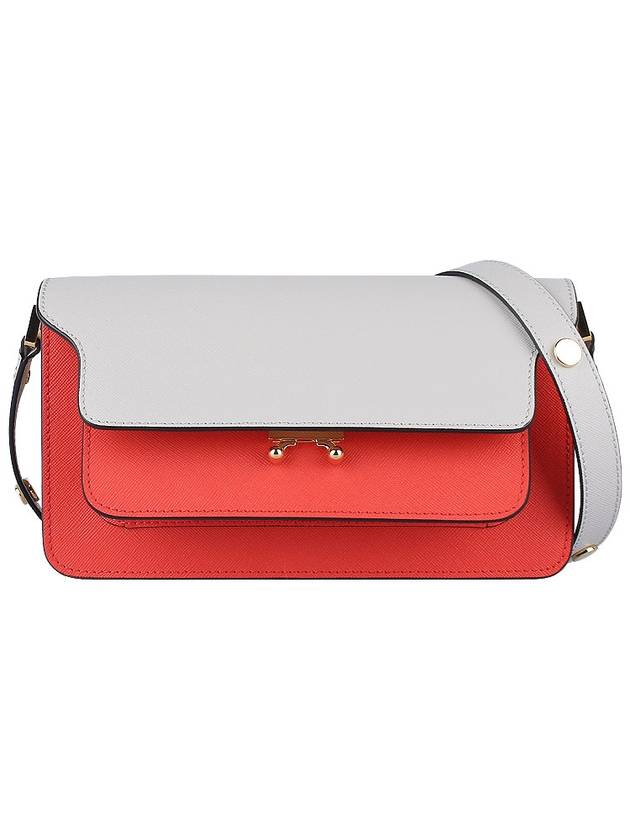 Trunk Color Block Shoulder Bag White - MARNI - BALAAN 2