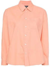 Boyfriend Long Sleeve Shirt Pink - A.P.C. - BALAAN 2