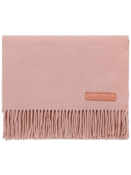 Wool Fringe Muffler Pink - ACNE STUDIOS - BALAAN 2