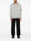 Diagonal Raised Fleece Lens Hoodie Grey - CP COMPANY - BALAAN 5