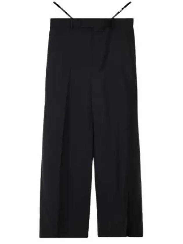 Wool Mohair Straight Pants Black - GUCCI - BALAAN 2