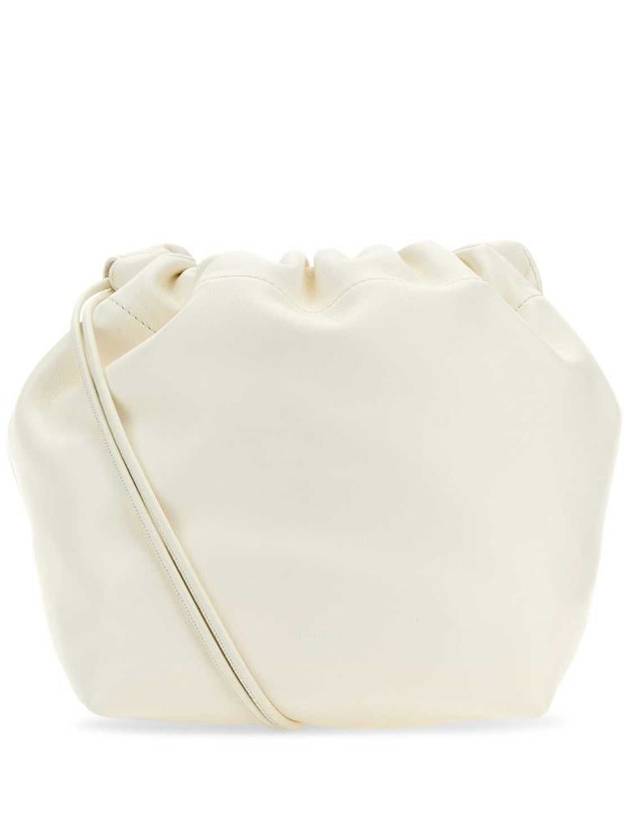 Drawstring Nappa Bucket Bag White - JIL SANDER - BALAAN 2