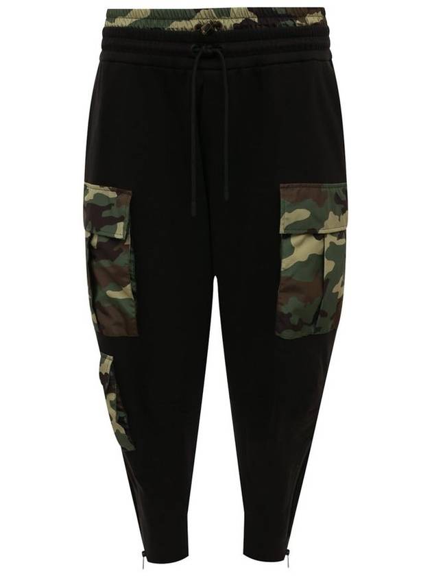 camouflage detail jersey baggy pants - DOLCE&GABBANA - BALAAN 2