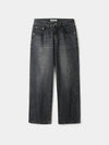 DPT 003 Damaged washed denim pants black - INDUST - BALAAN 9